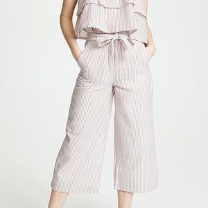 $110 English Factory Seersucker Paper Bag Pants